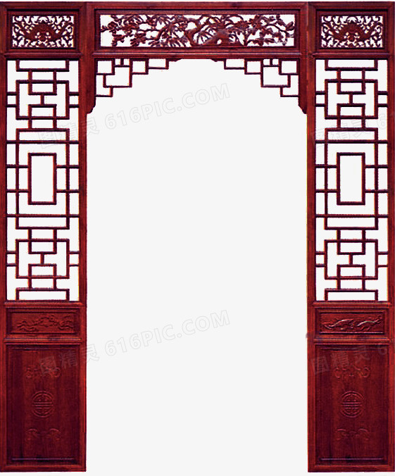 古典雕花窗户