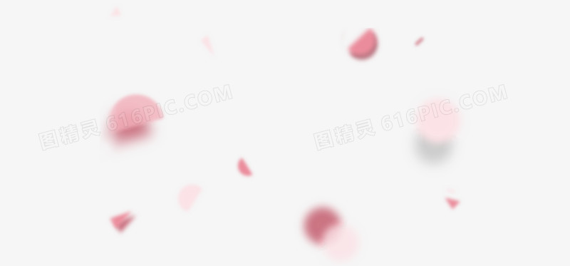 模糊散布花瓣