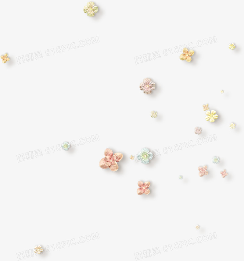 花叶子漂浮