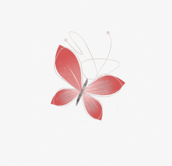 粉色蝴蝶素材