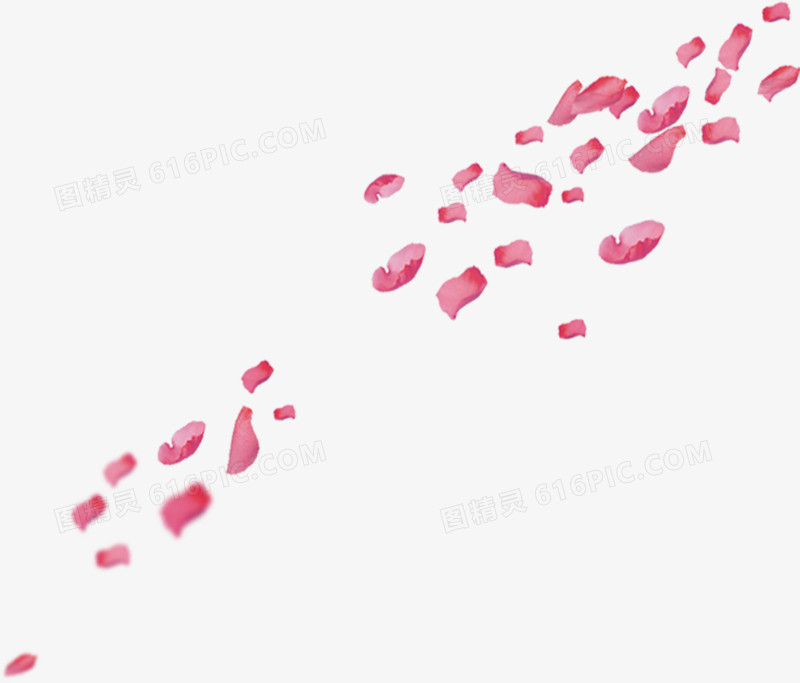 粉色梦幻卡通可爱花瓣设计