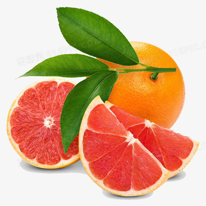 血橙红心橙子红心柚子水果切块