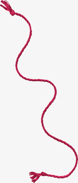 红色绳子漂浮装饰