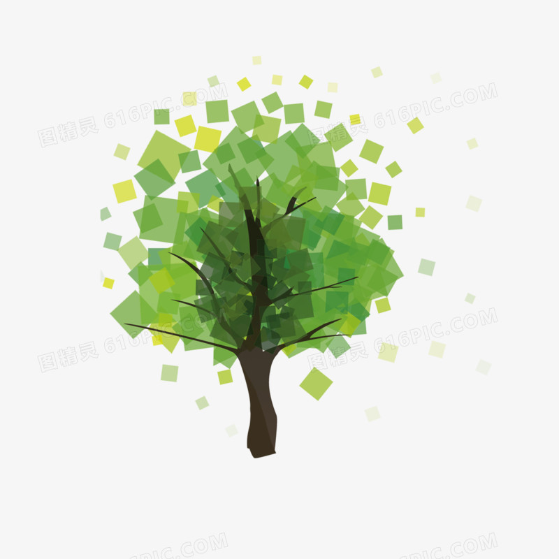 绿色创意树