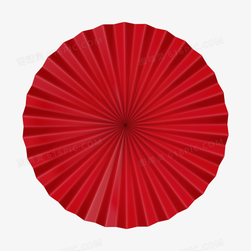 中国风红伞装饰免抠矢量元素