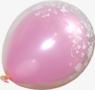 粉色气球冬季图片