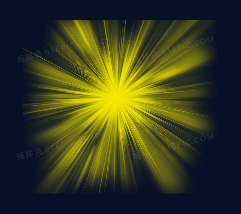 黄色散射光线