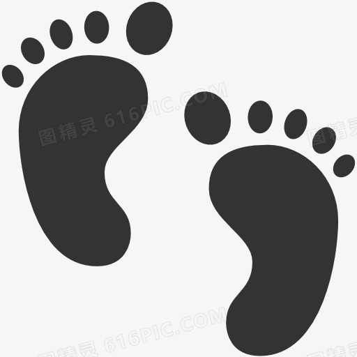 baby feet icon