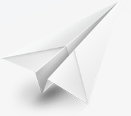 纸飞机装饰素材