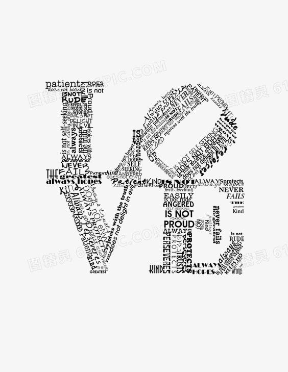 LOVE英文字体设计