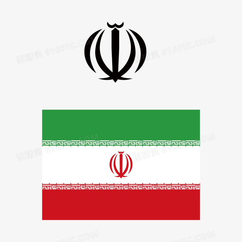 矢量伊朗国徽