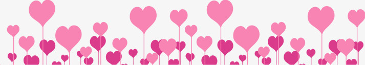 粉色团圆爱心气球