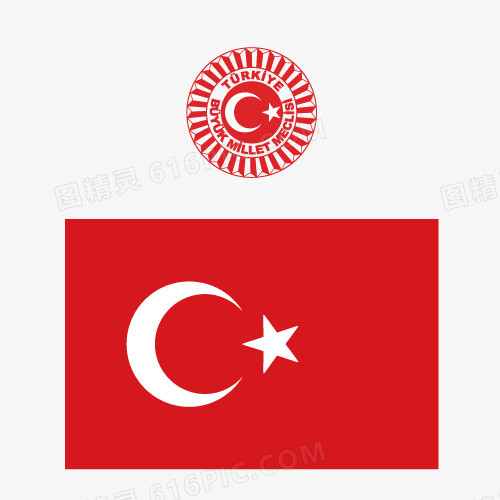 矢量土耳其国徽
