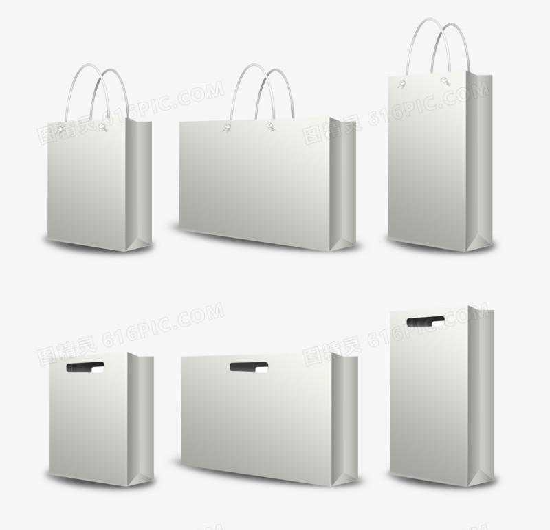 3D模型购物袋包装袋产业VI