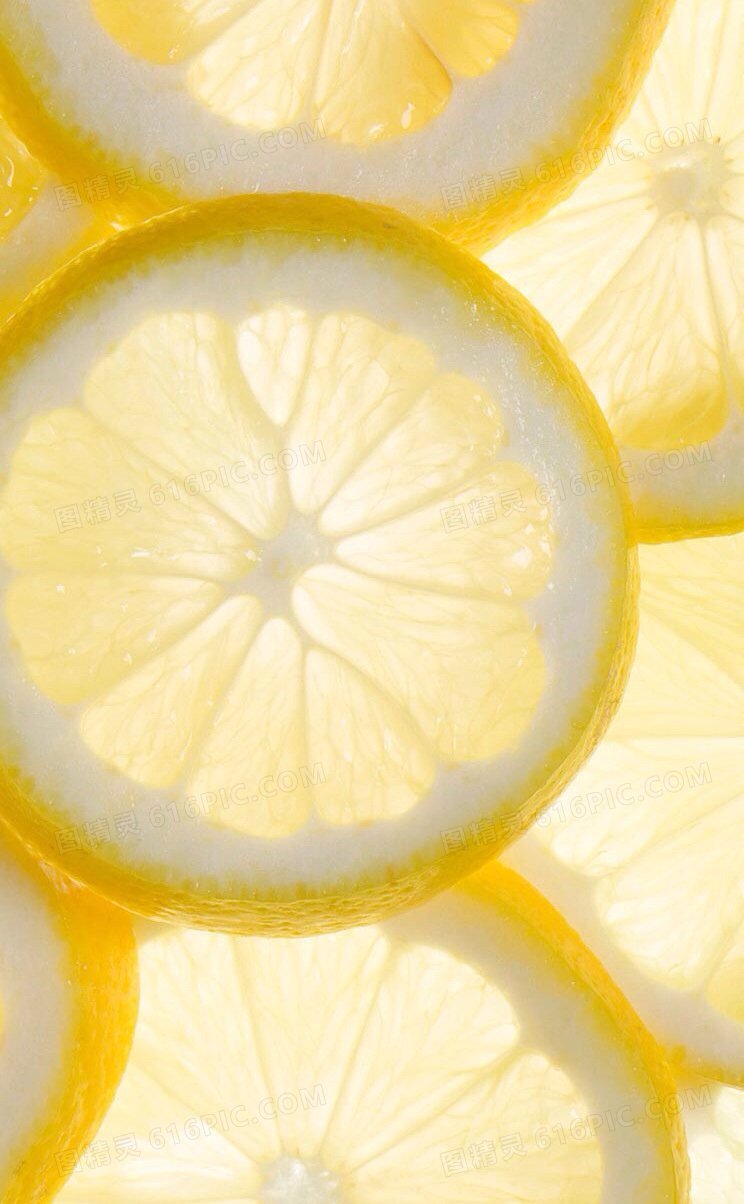 黄色柠檬高清摄影