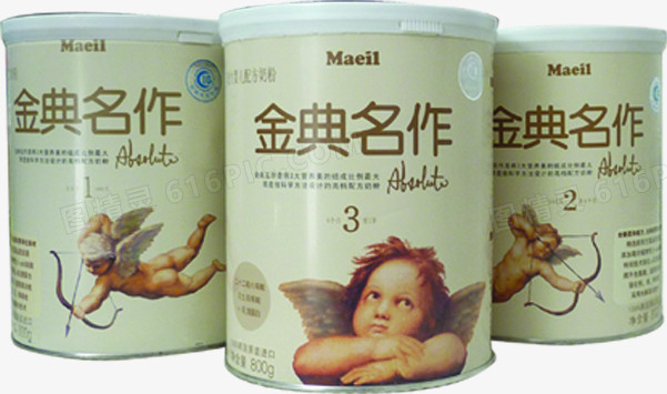 金典名作婴儿食品包装