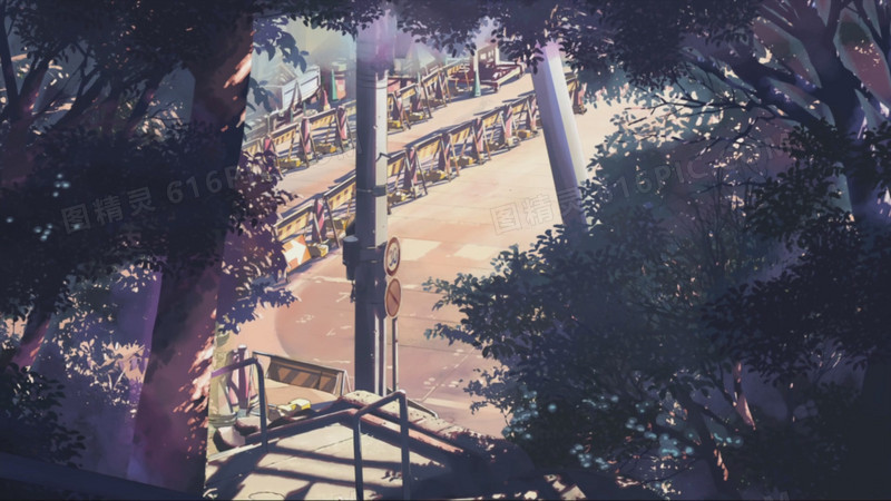 紫色树林街道游戏截图