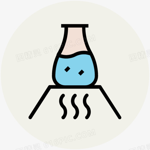 卡通科技图片卡通科学素材 烧杯