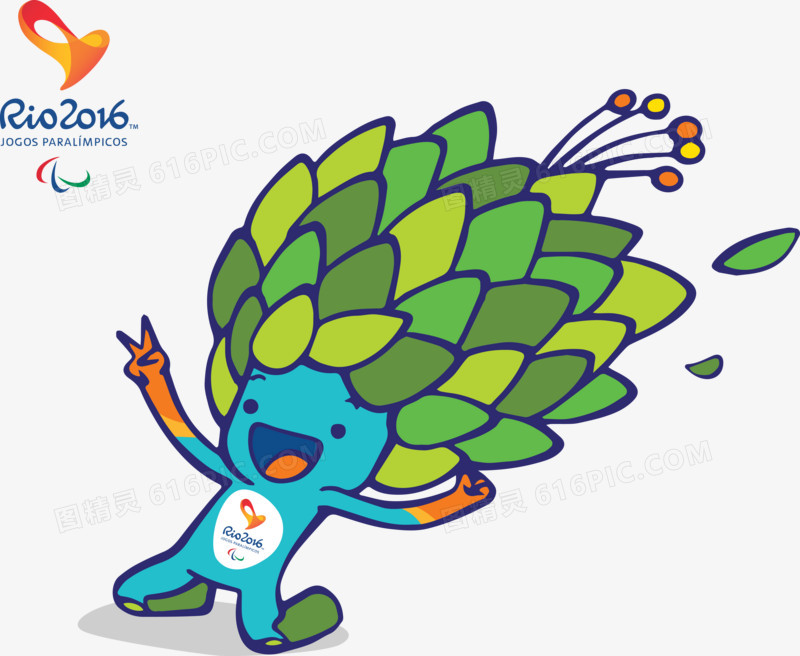 巴西里约奥运会矢量吉祥物