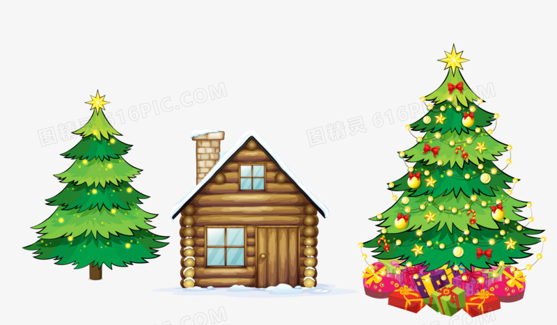 圣诞树圣诞小屋