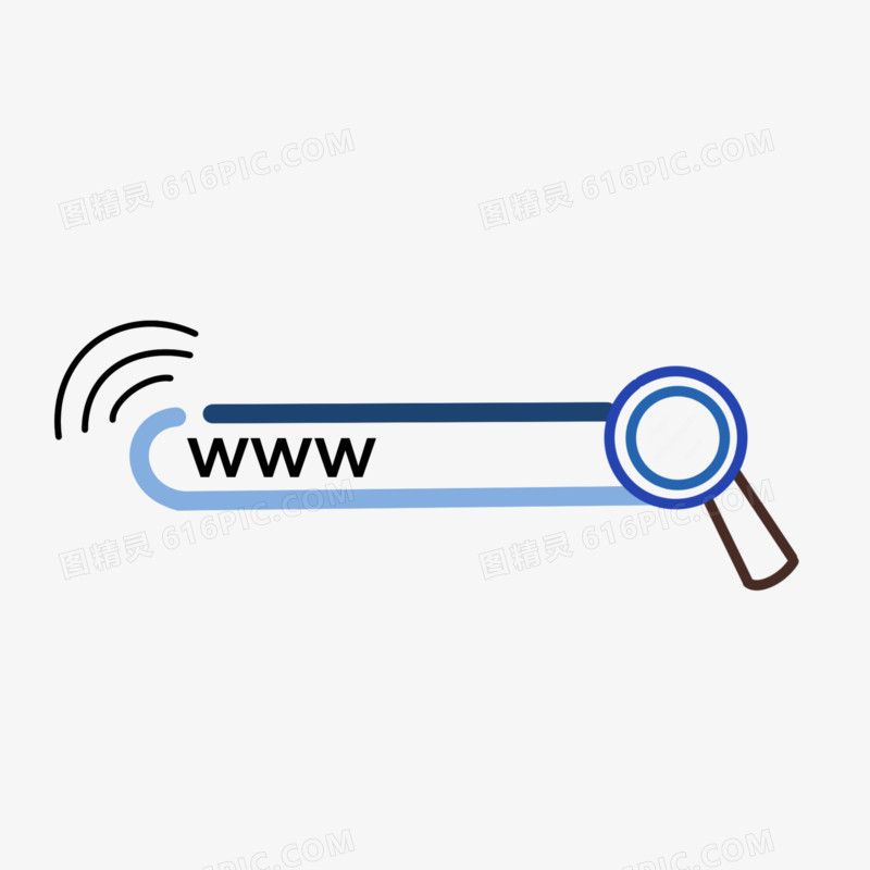 互联网搜索网址图标免抠元素