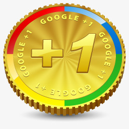 Google+1硬币图标