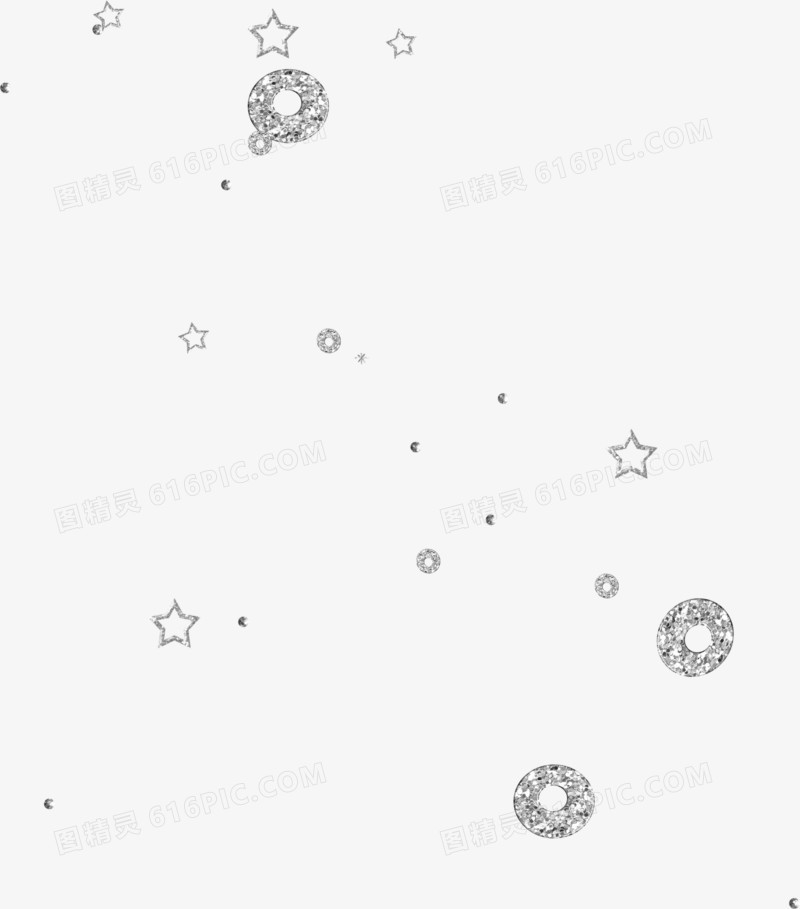 五角星甜甜圈
