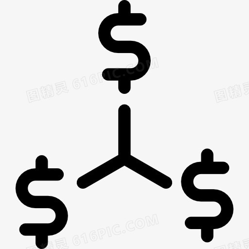 美元的符号图标