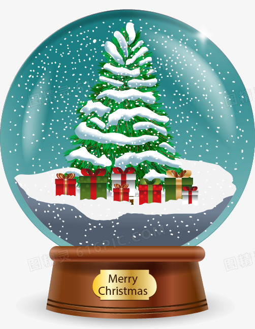 水晶球里的圣诞树