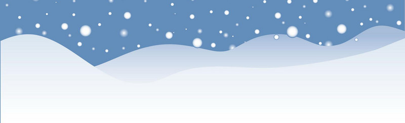 冬天雪景banner创意设计
