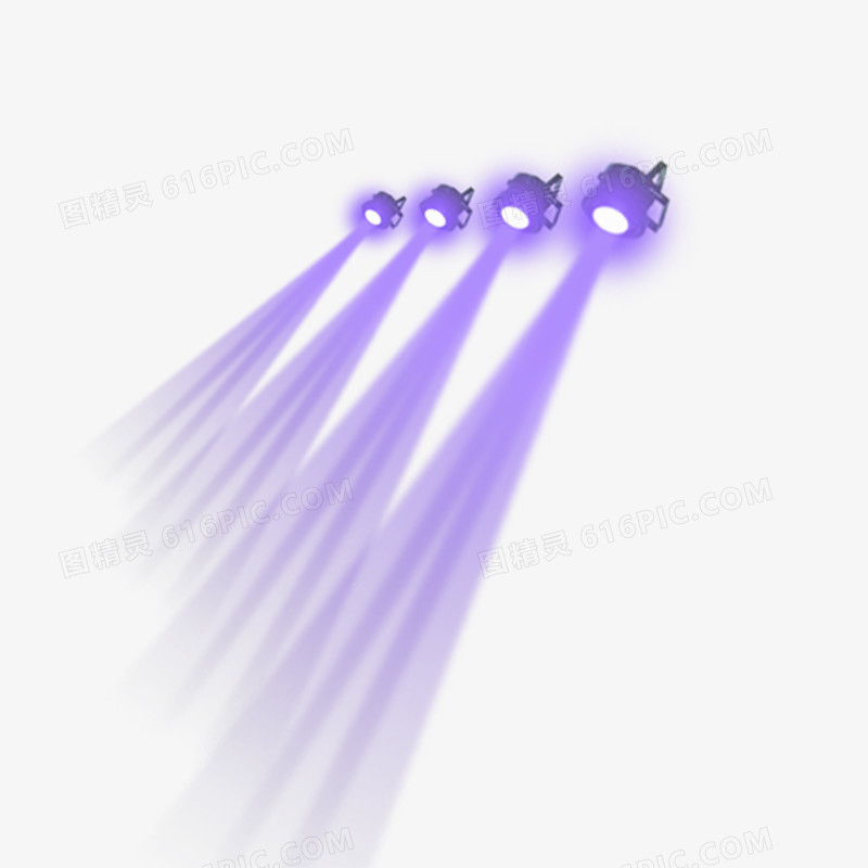 紫色光束