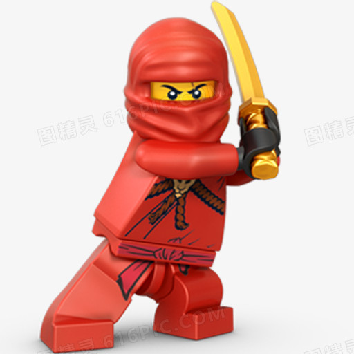 乐高忍者红色的lego-figure-icons