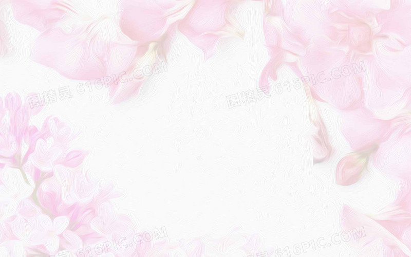 粉色花朵背景海报背景