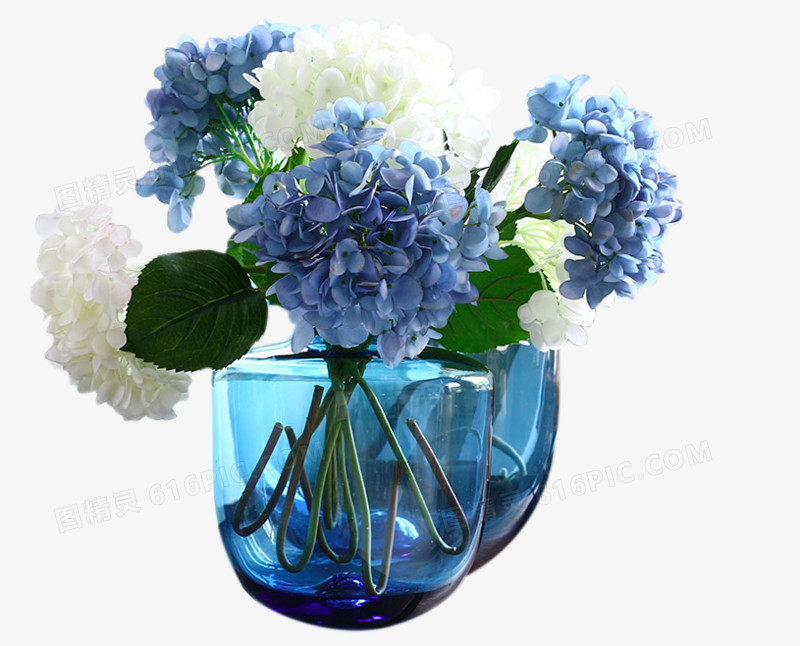 北欧玻璃花瓶透明水培摆件