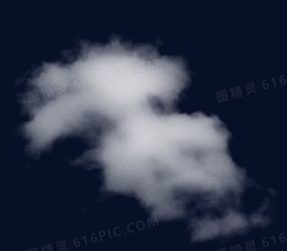 水雾图案云朵
