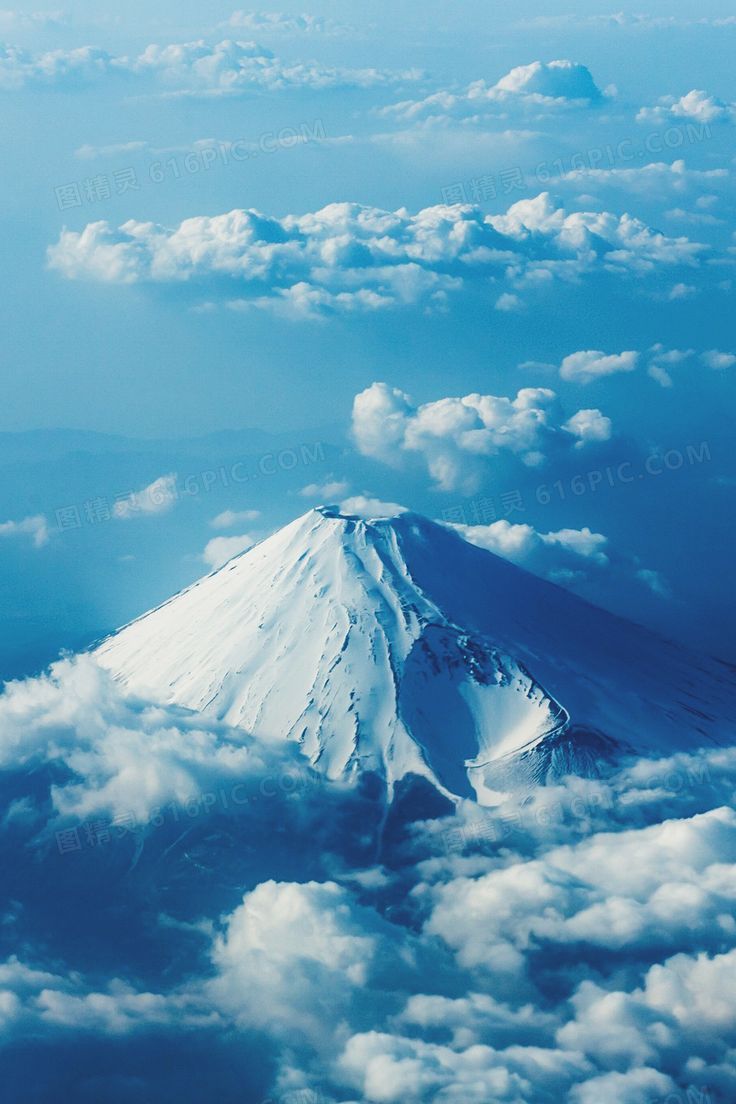 山顶高处美景