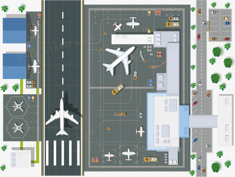 机场平面图