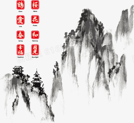 中国风海报素材