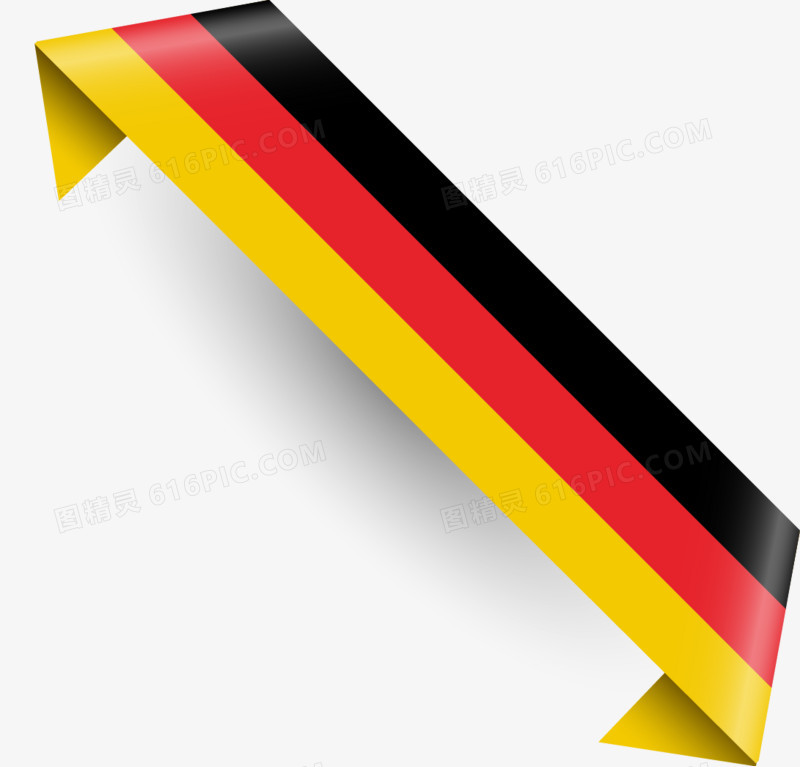 德国国旗飘带