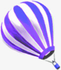 条纹图案热气球招聘