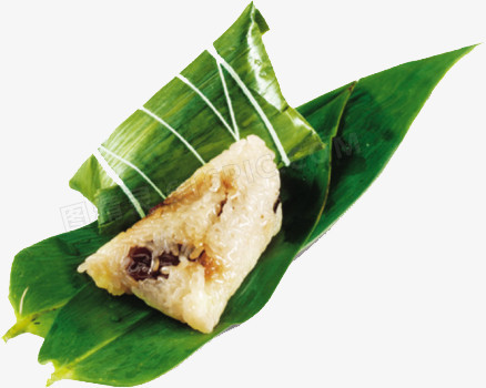 绿色小型糯米粽子食物