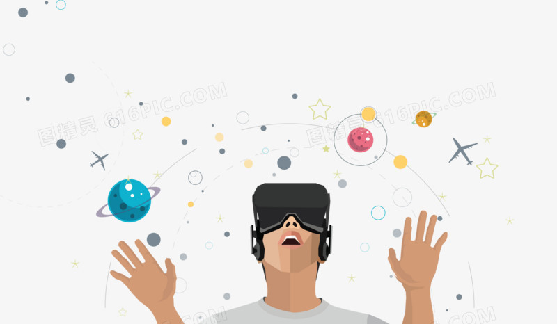 音乐科技vr体验素材图