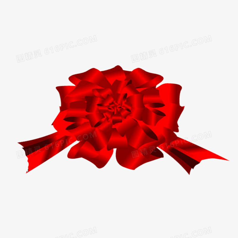 传统大红花