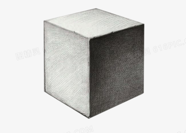 正方形几何石膏