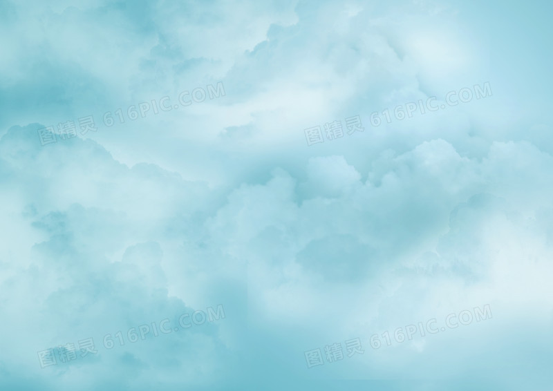 浅蓝色天空白云壁纸
