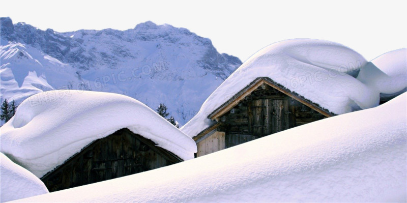 积雪村庄