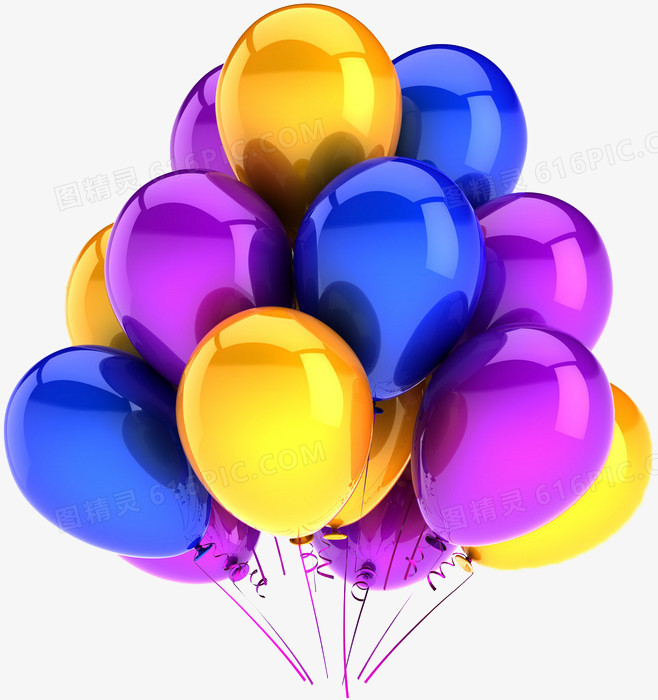 彩色气球生日活动