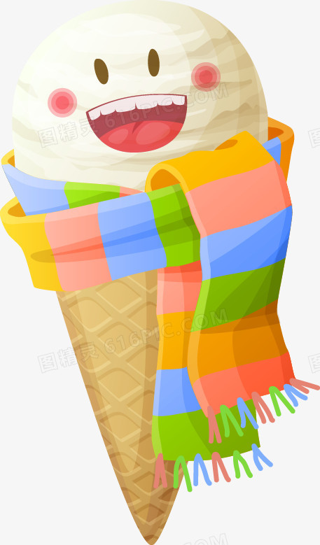 美味的冰淇淋美食