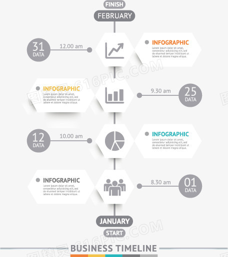 创意商务信息图矢量素材