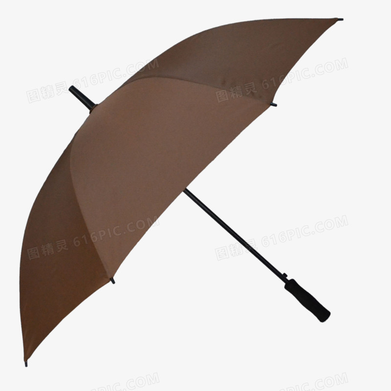 长柄雨伞自动开收黑胶天堂伞